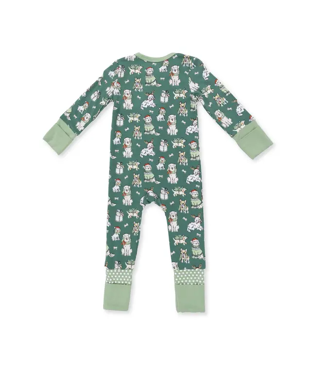 Christmas Dogs Uni - Convertible Romper