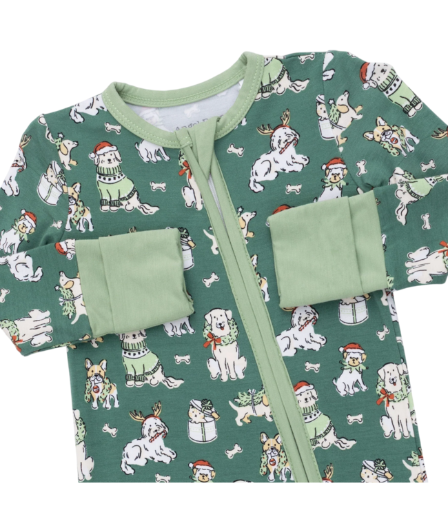 Christmas Dogs Uni - Convertible Romper