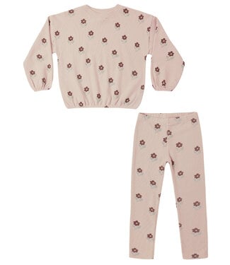 Rylee & Cru Petal Daisy Spongey Knit Set