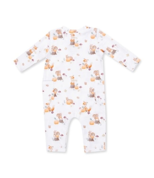 Angel Dear Woodland Animals with Pumpkins - Uni Romper