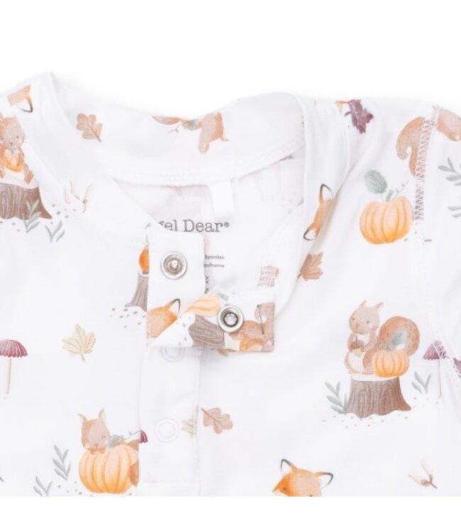Angel Dear Woodland Animals with Pumpkins - Uni Romper