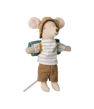 Maileg Hiker Mouse, Big Brother - Stripes