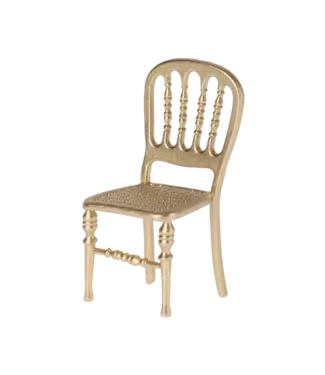 Maileg Chair, Mouse - Gold