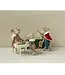 Vintage Dining Table, Mouse - Off White
