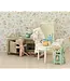 Vintage Dining Table, Mouse - Off White