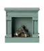 Maileg Fireplace, Mouse - Blue