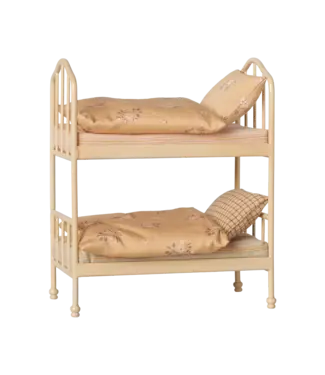 Maileg Bunk Bed, Mouse - Wheat