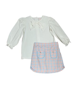 Whimsy Bay Wilton Plaid Coco Skirt Set