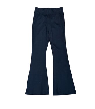 Joyous & Free Black Ribbed Bootleg Pant