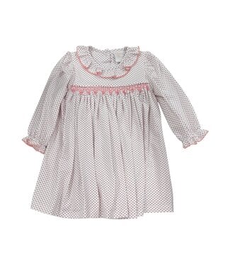 Whimsy Bay Little Valentine Smocked Ruffle Dress