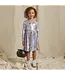 Lavender Candy Corn Lame Steph Dress