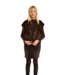 Chocolate Sleeveless Jacket