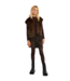 Chocolate Sleeveless Jacket
