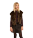 Molly Bracken Chocolate Sleeveless Jacket