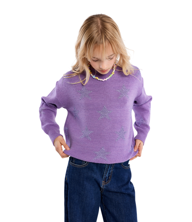 Purple Knitted Sweater