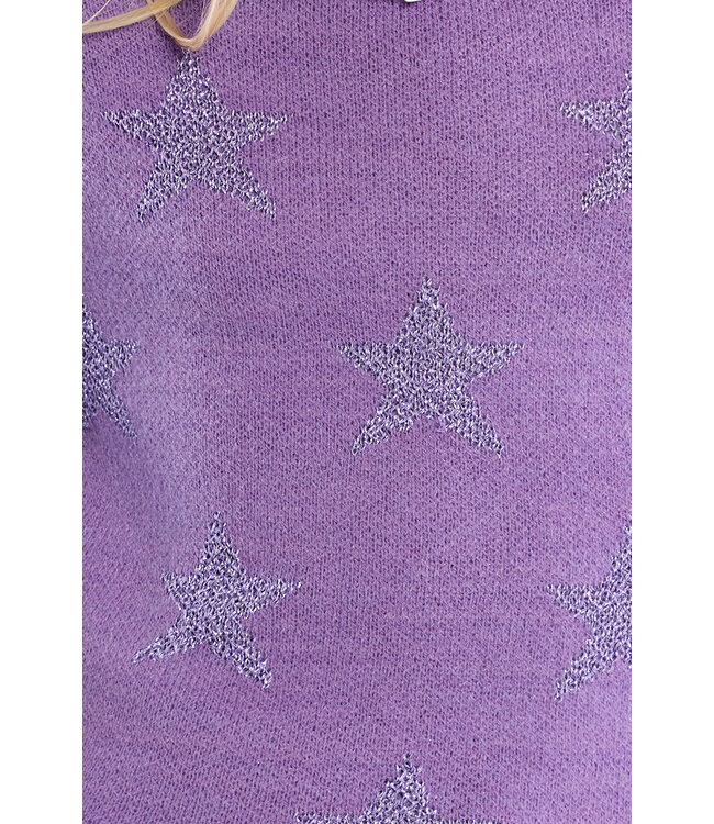 Purple Knitted Sweater