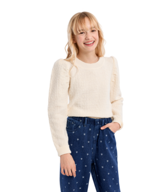 Molly Bracken Off White Knitted Sweater