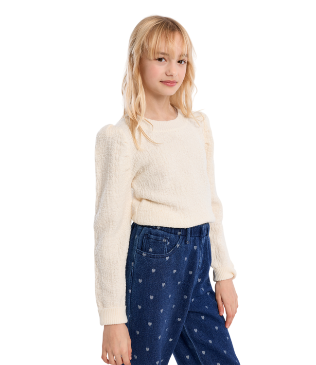Off White Knitted Sweater