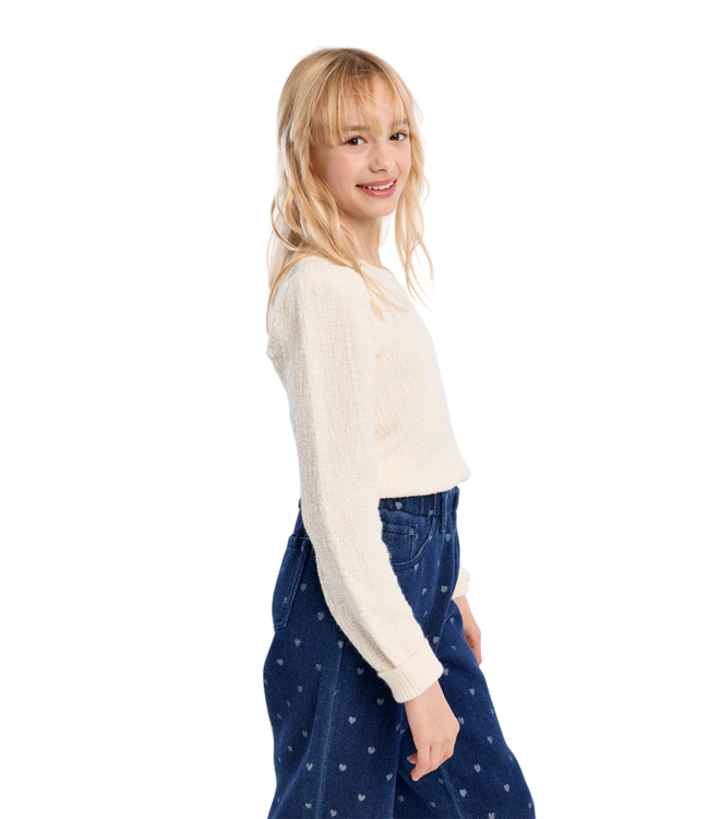 Off White Knitted Sweater