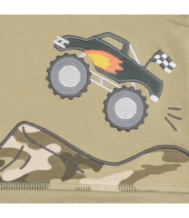 Camo French Terry - Drop Sleeve Sweatshirt