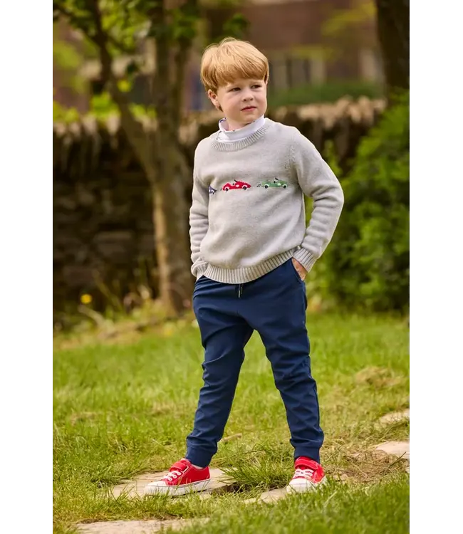 Race Cars Printed Turtleneck