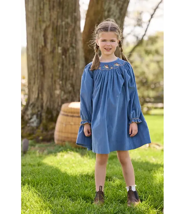 Smocked Flying Mallard Bishop Dress