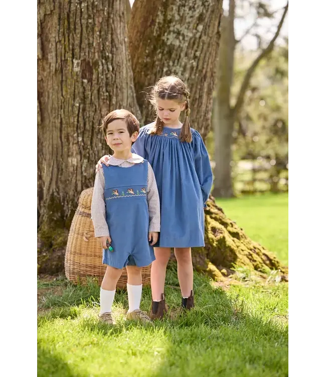 Smocked Flying Mallard Bishop Dress