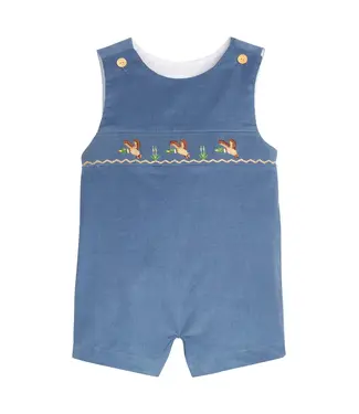 Little English Flying Mallard Smocked Vintage John John