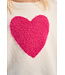 Off White Heart Sweater