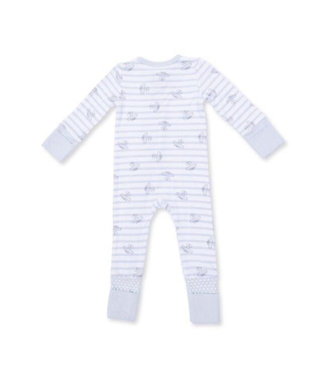 Angel Dear Airplane Stripe - Convertible Romper