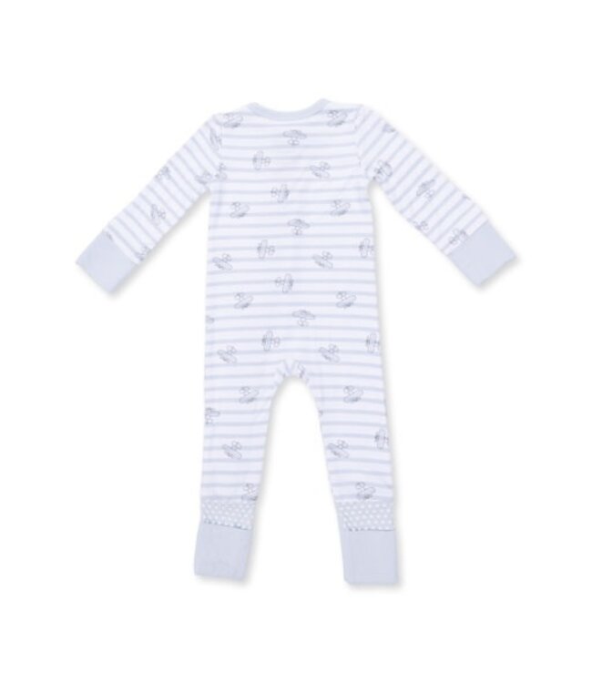 Angel Dear Airplane Stripe - Convertible Romper