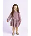 Sugarplum Sparkle Long Sleeve Raglan Tiered Velvet Dress