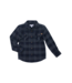 Dark Navy Plaid Flannel Shirt
