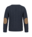 Navy Blue Fisherman Sweater