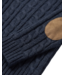 Navy Blue Fisherman Sweater