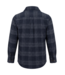 Dark Navy Plaid Flannel Shirt