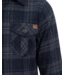 Dark Navy Plaid Flannel Shirt
