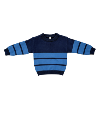 babysprouts Stonewash Border Stripe Knit Sweater