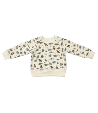 babysprouts Dino Land Fleece Sweatshirt