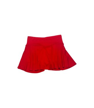 Red Performance Skort