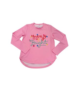 Pink Merry & Bright Tee
