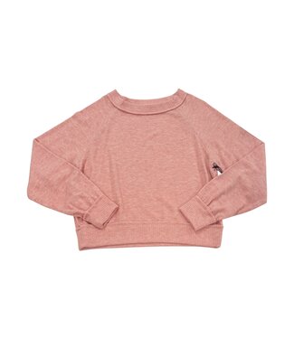 Tenly Cranberry L/S Top