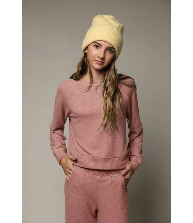 Cranberry Raglan Long Sleeve Jumper Top