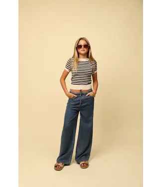 Tenly Vintage Denim Drawstring Pants