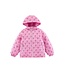 Candy Pink Blake Hooded Reversible Lightweight Down Puffer Jacket