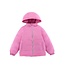 Candy Pink Blake Hooded Reversible Lightweight Down Puffer Jacket