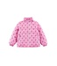 Candy Pink Blake Hooded Reversible Lightweight Down Puffer Jacket