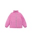 Candy Pink Blake Hooded Reversible Lightweight Down Puffer Jacket