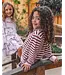 Mystic Maroon Scout Stripe Top