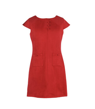 Gabby. Red Ella Shift Dress